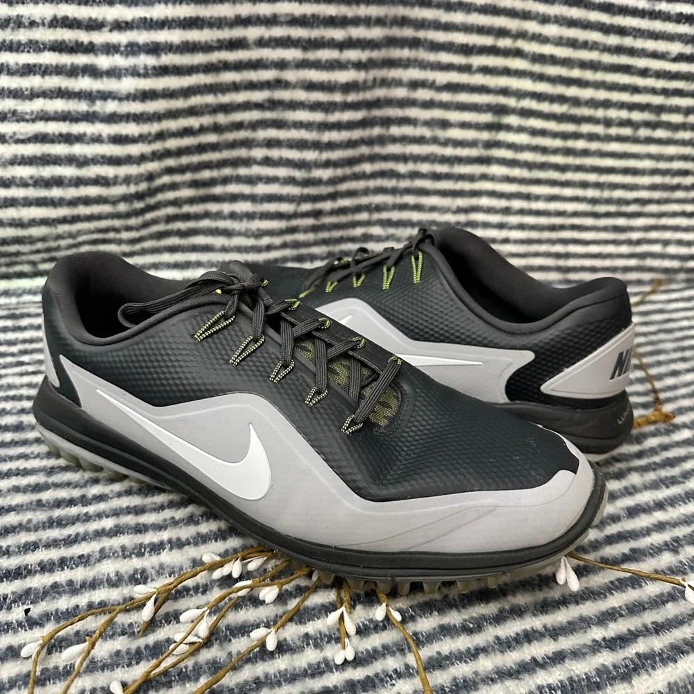 Nike Mens Lunar Control‎ Vapor 2 Thunder Black Golf Sneakers 899633- 003 Size 11